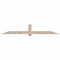 Ekena Millwork Eugene Smooth Timber Gable Bracket, Douglas Fir, 108"W x 18"H x 3 1/2"D x 5 1/2"F, 4/12 Pitch GBW108X18X0406EUG00SDF - alternate 1